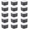 minkissy 15pcs Square Metal Tins Window Lids for Candle Making Storage Containers for Crafts and Sturdy Tinplate Design Medium Easy to Clean view 1
