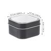 minkissy 15pcs Square Metal Tins Window Lids for Candle Making Storage Containers for Crafts and Sturdy Tinplate Design Medium Easy to Clean view 2