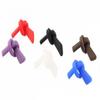 Caulo Silicone Rubber Rectangle Hole Anti-slip Ear Sock Pieces Tube Temple Sleeves for Glass Sunglass Frames TT007 (Coffee - 1 Pair) view 4