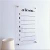 Menu Planner Acrylic Weekly Wall Calendar - Personalized Calendar 2026, Personalized Dry Erase Board, Housewarming Gift, Custom Planner view 2