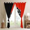Feelyou Hockey Player Darkening Dreapes Ice Hockey Curtains for Bedroom Living Room Ice Sports Games Blue Blackout Curtains Decor Puck Hockey Black Red Window Treatments (2 Panels 52 x 63 Inch) view 4
