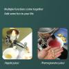 2.2Manual Wheatgrass Juicer, Hand Wheatgrass Grinder With Suction Cup Base, Stainless Steel Food Grade Juice Extractor, Auger Slow Squeezer Home For Ginger Celery Apple Grape, Etc view 3