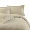 All Star Linen Ultra Soft & Luxury Cotton 800 Thread Count Oversized King Plus Stripe Duvet Cover Set 1 Piece Light Grey Stripe Comforter Cover Oversized King Plus-128"x120" view 1
