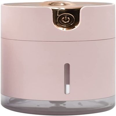JYYBN Humidifier for Bedroom,300mL Top Fill Double Fog Evaporative Humidification Humidifier, Baby Humidifier, Humidifiers for Bedroom (Color : Pink)