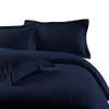 All Star Linen Ultra Soft & Luxury Cotton 800 Thread Count Queen Stripe Duvet Cover Set 1 Piece Navy Blue Stripe Comforter Cover Queen (90 x 90) view 1