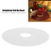 Food Dehydrator Sheets, Round Silcone Dehydrator Sheets Fruit Dehydrator Mats Dehydrator Tray Liner for Fruit Roll Dried Fruit Leather Meat (Transparent) view 2