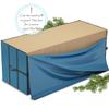 Hearth & Harbor Christmas Tree Storage Bag 7.5 ft. Waterproof Christmas Tree Storage Box of 600d Oxford Material Christmas Tree Bag With Handles & Special Wide Opening, Blue (VCN-HHHS14-FBM-NEW) view 4