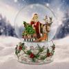 120MM Musical Santa w/Reindeer Snow Globe by San Francisco Music Box Company view 1