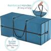 Hearth & Harbor Christmas Tree Storage Bag 9' Waterproof Christmas Tree Storage Box Made of 600d Oxford Material Christmas Tree Bag With Handles & Special Wide Opening, Blue view 2