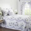 Better Trends Bloomfield Collection is Super Soft and Light Weight in Floral Design 100% Cotton Tufted Unique Luxurious Machine Washable Tumble Dry, Full/Double Bedspread, Lavender view 2