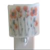 Poppy Night Light, Fused Glass Flower Night Light, Nightlight, Gift for Gardener, Handmade view 1