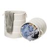 Colonial Mills Modern Woven Braided Hamper, 17"x17"x22", Gray view 4