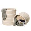 Colonial Mills Modern Woven Braided Hamper, 17"x17"x22", Sand view 4