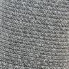 Colonial Mills Galaxy Weave Braided Hamper, 17"x17"x22", Grey view 2
