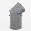 Colonial Mills Galaxy Weave Braided Hamper, 17"x17"x22", Grey view 3