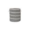 Colonial Mills Modern Woven Braided Hamper, 17"x17"x22", Black view 1