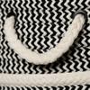 Colonial Mills Modern Woven Braided Hamper, 17"x17"x22", Black view 2