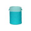 Colonial Mills Splash in-Outdoor Braided Hamper, 17"x17"x22", Aqua view 1