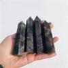 WGPHD Quartz Decoration 1PC Natural Crystal Healing Stone Amphibole Garnet Star Leaf Crystal Tower for Decoration (Size : 8-9CM) view 2