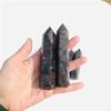 WGPHD Quartz Decoration 1PC Natural Crystal Healing Stone Amphibole Garnet Star Leaf Crystal Tower for Decoration (Size : 8-9CM) view 4