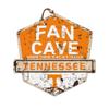 KH Sports Fan Tennessee Volunteers Fan Cave Badge Sign, 20x20 Inches, Volunteers Decor for Dorm Room, Bedroom, Fan Cave, Living Room; Display Your Team Spirit with This Unique Tennessee Volunteers Wall Art view 1