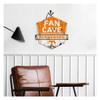 KH Sports Fan Tennessee Volunteers Fan Cave Badge Sign, 20x20 Inches, Volunteers Decor for Dorm Room, Bedroom, Fan Cave, Living Room; Display Your Team Spirit with This Unique Tennessee Volunteers Wall Art view 2