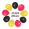 300 Pack Black Red Yellow Balloons 100 of each of the 3 colors 12 inch Black Red and Yellow Latex Party Balloon Bulk for Various Party Events Decorations view 2