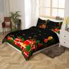 Christmas Bedding Duvet Cover Set Kids Snowflake Christmas Tree Bedding Set Boys Girls Xmas Theme Decor Comforter Cover Set Microfiber Luxury New Year Bedspread Cover Bedroom Bedclothes King Size view 2