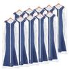 70" Clear Garment Bag and 10 Gusset with Zippered Accessories Pocket for Wedding Long Dress Gown Fur Coat Closet Storage Uniform Costume Hanging Suits Cover (10 Pack) view 1