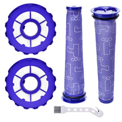 Syxtidy Filter Replacement for Dyson DC40 Multi Floor,DC40 Animal,Light/Slim Ball Animal, Origin and Total Clean Vacuums, Part 923587-02 & 922676-01,2 Post-Motor & 2 Pre-Motor Filters