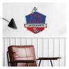 KH Sports Fan Kansas Jayhawks Fan Cave Badge Sign, 20x20 Inches, Jayhawks Decor for Dorm Room, Bedroom, Fan Cave, Living Room; Display Your Team Spirit with This Unique Kansas Jayhawks Wall Art view 2