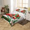Christmas Kids Bedding Set Christmas Tree Racing Car Duvet Cover for Boys Children Teens Bedroom Decor Snowflake Xmas Theme Comforter Cover Set New Year Bedspread Cover King Size with 2 Pillow Case view 2