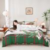 Christmas Kids Bedding Set Christmas Tree Racing Car Duvet Cover for Boys Children Teens Bedroom Decor Snowflake Xmas Theme Comforter Cover Set New Year Bedspread Cover King Size with 2 Pillow Case view 3
