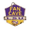 KH Sports Fan LSU Tigers Fan Cave Badge Sign, 20x20 Inches, Tigers Decor for Dorm Room, Bedroom, Fan Cave, Living Room; Display Your Team Spirit with This Unique LSU Fighting Tigers Wall Art view 1