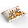 3 Pieces Duvet Cover Queen Bedding Sets Autumn Thanksgiving Gnome Pumpkin Sunflowers Luxury Soft Comforter Cover with Pillowcases Farm Fall Leaves Microfiber Quilt Covers Set for Bedroom Decor view 2