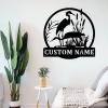 Custom Heron Metal Wall Sign - Personalized Heron Metal Wall Art - Heron Metal Wall Decor - Heron Name Sign - Housewarming Gifts - Home Decor view 3
