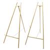 2 Pack Easel Stands Floor Easel Foldable Display Stand Height Adjustable Gold Easel Stand for Weddings Shops Exhibitions 40.95inch Height (Vertical Height of The Longest Position of Zipper) view 1