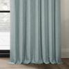 HPD Half Price Drapes - Faux Linen Curtains for Living Room (1 Panel) - 100W X 84L - Extra Wide Textured Room Darkening Curtains for Bedroom 84 Inches Long - Drapes for Home Decor, Sea Thistle view 3