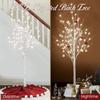 Hooseng Lighted Tree 4FT, 5FT and 6FT, Pack of 3, Fairy Light Tree Lamp Artificial Tree for Festival, Party, Christmas Decoration, Indoor and Outdoor Use, Warm White view 4