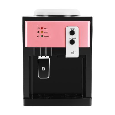 Top Loading Water Cooler Dispenser for 5 Gallon Bottle Countertop Hot & Cold Water Dispenser Freestanding Water Machine for Home Office Use Rose Gold