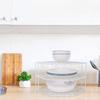 AKAZA 3-Tier Corner Shelf Counter and Cabinet Organizer - Cabinet Storage Shelf Rack, ShelvesKitchen Counter and Cabinet Shelf, Bathroom Cupboard (White) view 2