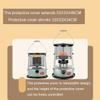DUTIL Adjustable Height Kerosene Stove,Kerosene Heaters for Indoor Use,Portable Camping Oil Heaters 8900 BTU/H,Non Electric Heaters with 4Wicks,4.5L Kerosene Space Heaters view 3