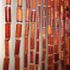 FlavorThings Natural Dark Brown Bamboo Beaded Curtain Room Divider Plain Design-Bamboo and Wooden Doorway Beads-Boho Bohemian Curtain 38 Strands 36" Wx78 H view 4