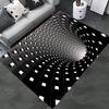3D Vortex Rug, 3D Illusion Rug, Illusion Rugs, Vortex Illusion Carpet, 3D Effect, Optical Illusion (70x110)=180x280cm view 1