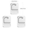 Cabilock 3pcs Wall Mounted Mop Holder Hook for Brooms and Umbrellas view 2