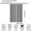 Christmas Curtains,Christmas Wooden Background with Snow Fir Tree Blackout Room Curtainsfor Living Room Bedroom Or Office Curtains Window Curtain 2 Panels 52x84in view 2