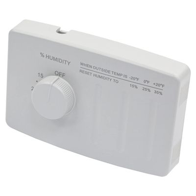 4655 Manual Digital Control Humidistat Will Close The Control Switch for Whole Home Humidifier, Manual Water Saver Furnace Humidifier, Large Capacity