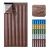 DHIJUPNG Soundproof Blanket for Doorway, Thick Thermal Fabric Door Cover, Winter Doorway Cover Screen Door Curtain for Air Conditioner Room Heater Room Living Room Back Doors(Brown W60*H91in) view 1