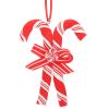 6pcs Christmas Candy Lollipop Ornaments Peppermint Candy Cane Hanging Decor for Xmas Tree Party Decorations Supplies view 1