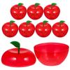 8Pcs Small Candy Boxes,Plastic Filled Red Containers,Chocolate Treat Cookie Jar Favor Boxes for Party Wedding Christmas Valentine's Day view 1